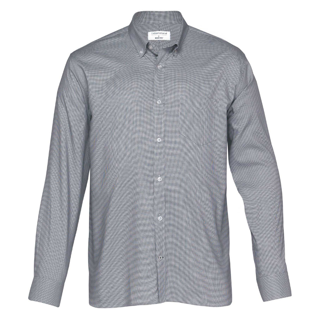 House of Uniforms The Norfolk Shirt | Mens Barkers Grey