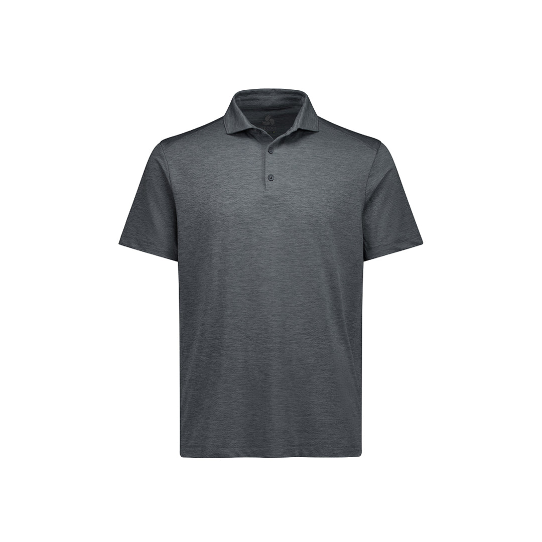Biz Collection The Phoenix Polo | Mens | Short Sleeve Charcoal Marle Shirts & Tops