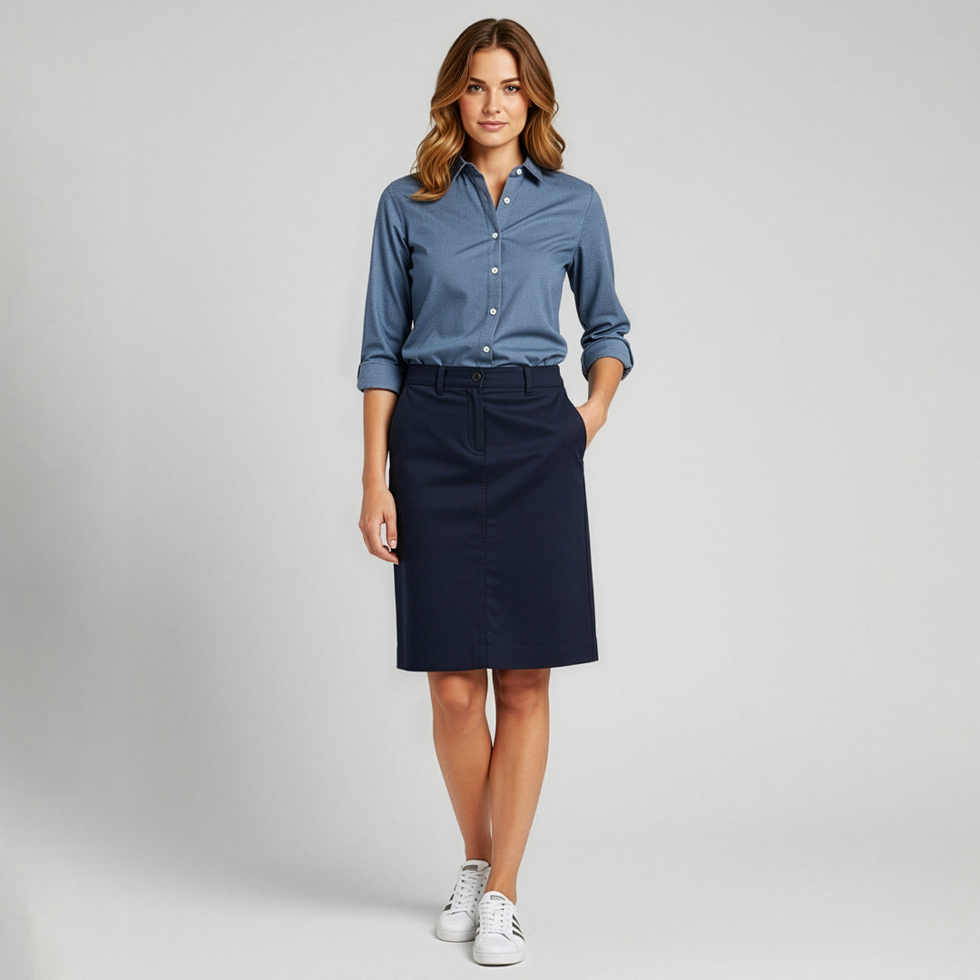 Biz Collection The Lawson Chino | Ladies | Skirt Skirts