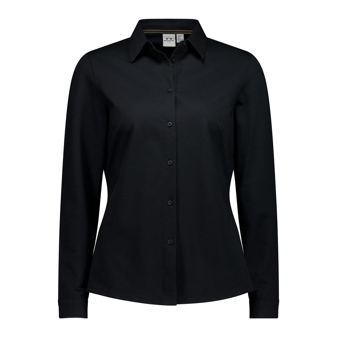 Biz Collection The Venture Shirt | Ladies | Long Sleeve Black Shirts & Tops