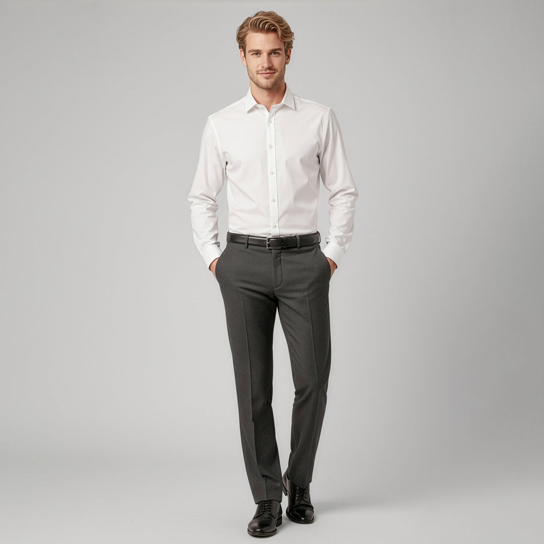 Biz Collection The Classic Flat Pant | Mens Pants