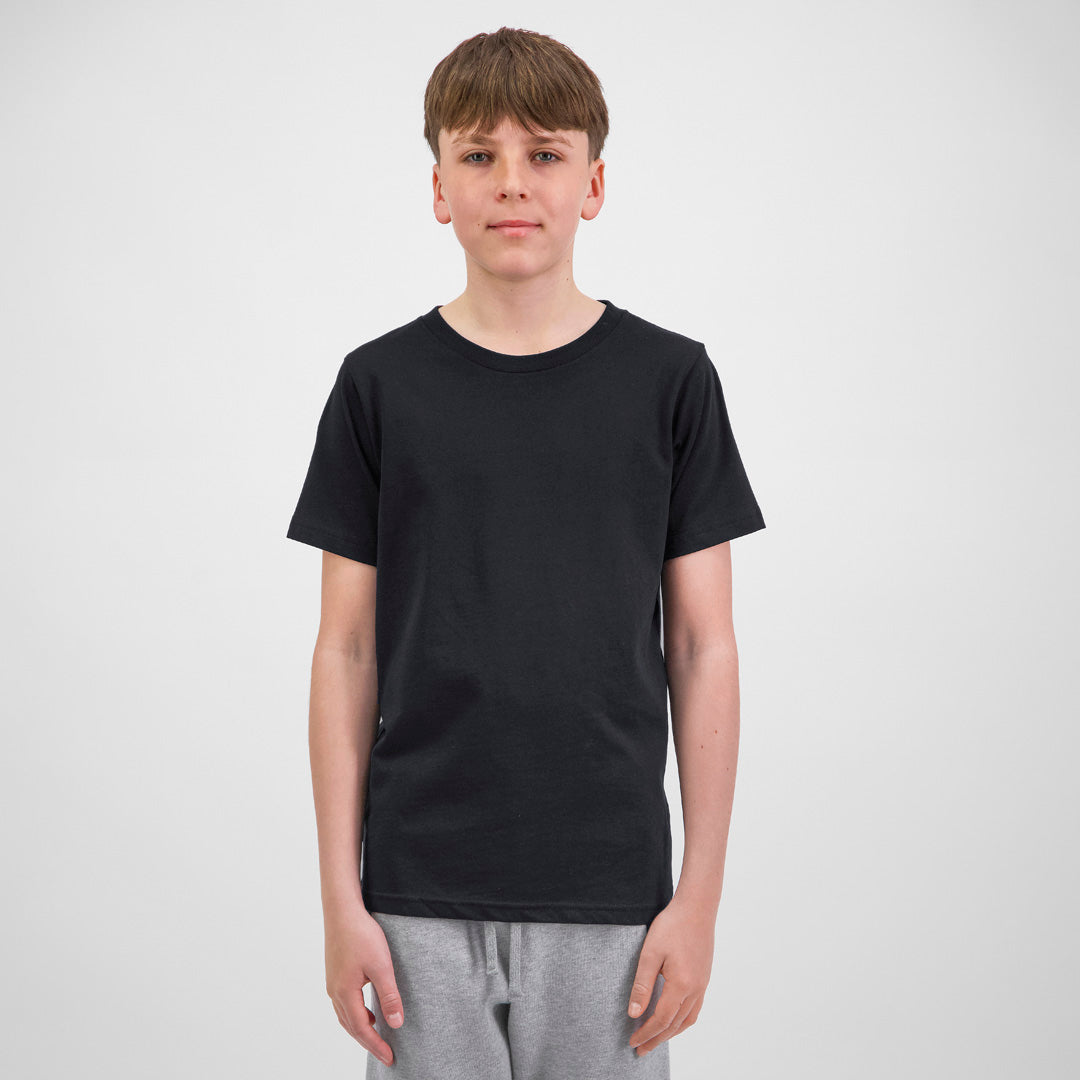 House of Uniforms The Basis Tee | Short Sleeve | Youth Goodmates Black