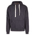 House of Uniforms The Brushed Heavy Fleece Pull On Hoodie | Mens Ramo Black Marle