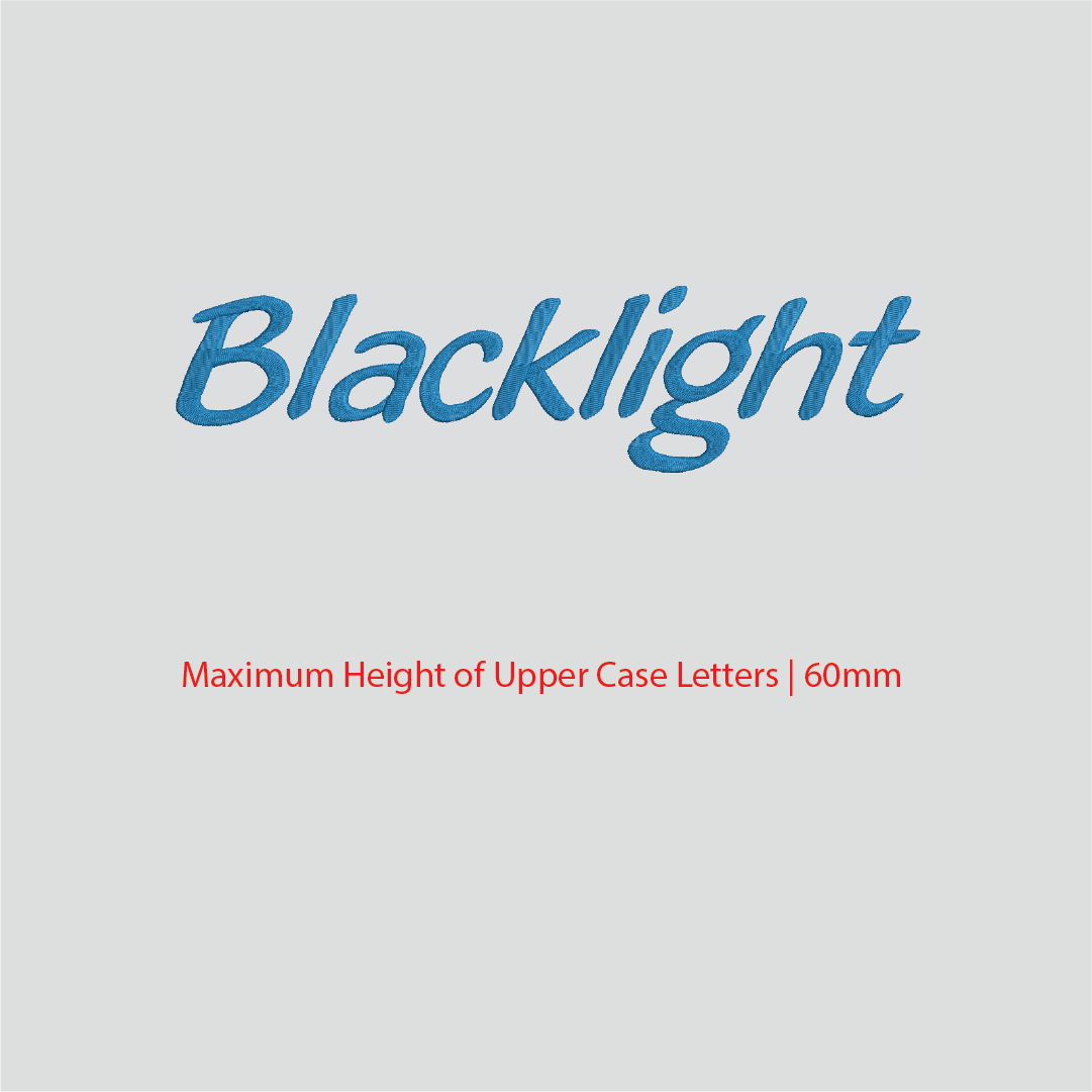 House of Uniforms Embroidery | Personal Names | Large House of Uniforms Blacklight