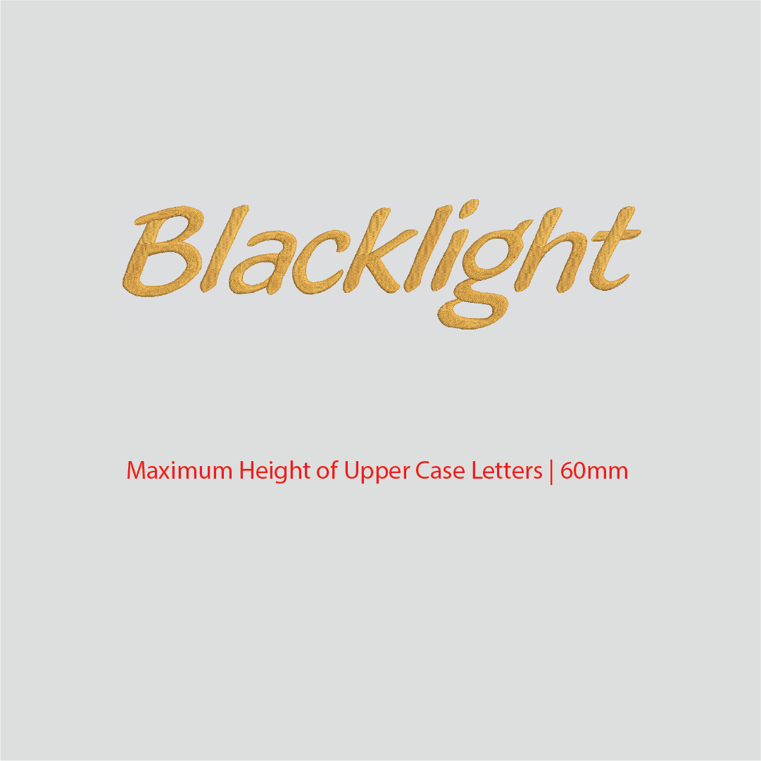 House of Uniforms Embroidery | Personal Names | Large House of Uniforms Blacklight