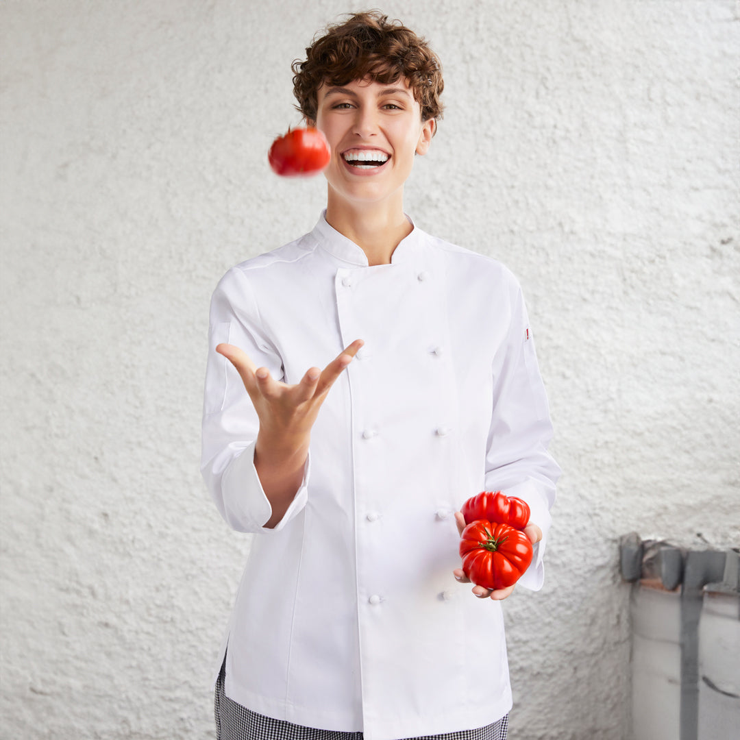 House of Uniforms The Al Dente Chefs Jacket | Long Sleeve | Ladies Yes! Chef 