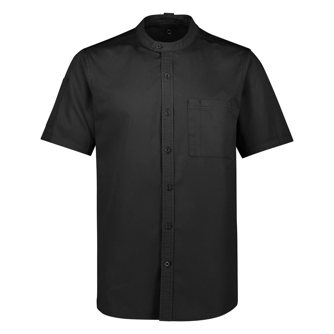 House of Uniforms The Salsa Chef Shirt | Adults Yes! Chef Black