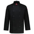 House of Uniforms The Gusto Chef Jacket | Long Sleeve | Mens Yes! Chef Black