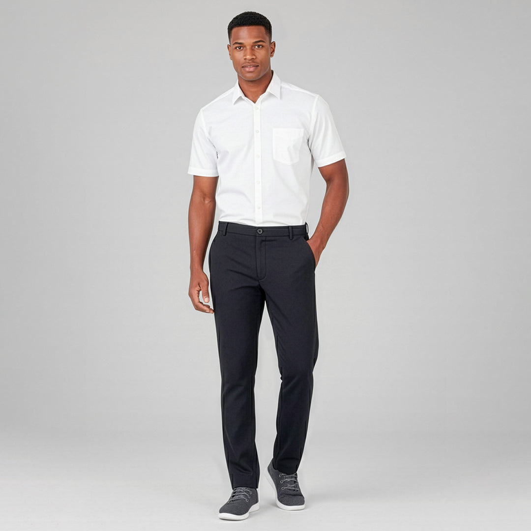 Biz Care The Comfort Waist Flat Front Pant | Mens Pants