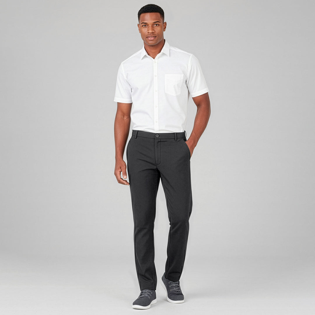 Biz Care The Comfort Waist Flat Front Pant | Mens Pants