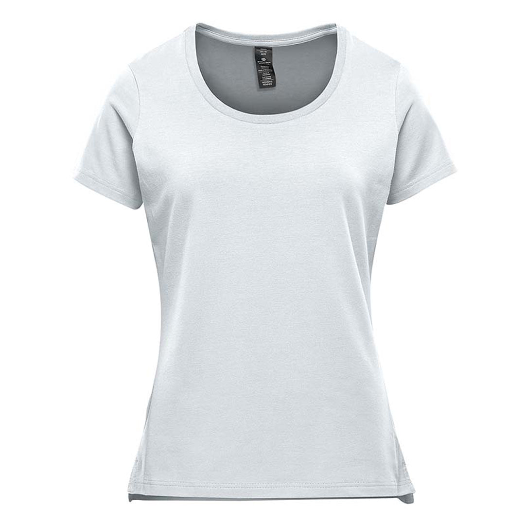 House of Uniforms The Montebello Tee | Short Sleeve | Ladies Stormtech White