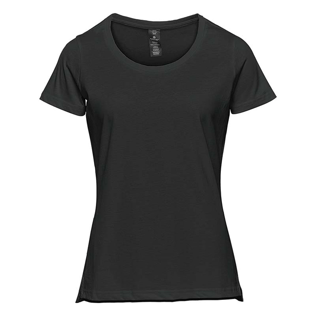 House of Uniforms The Equinox Tee | Short Sleeve | Ladies Stormtech Black