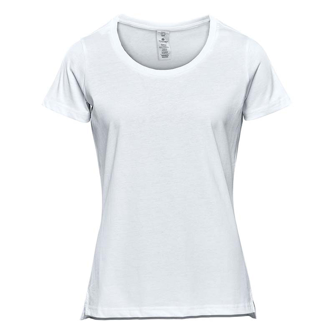 House of Uniforms The Equinox Tee | Short Sleeve | Ladies Stormtech White