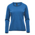 House of Uniforms The Equinox Tee | Long Sleeve | Ladies Stormtech Steel Blue