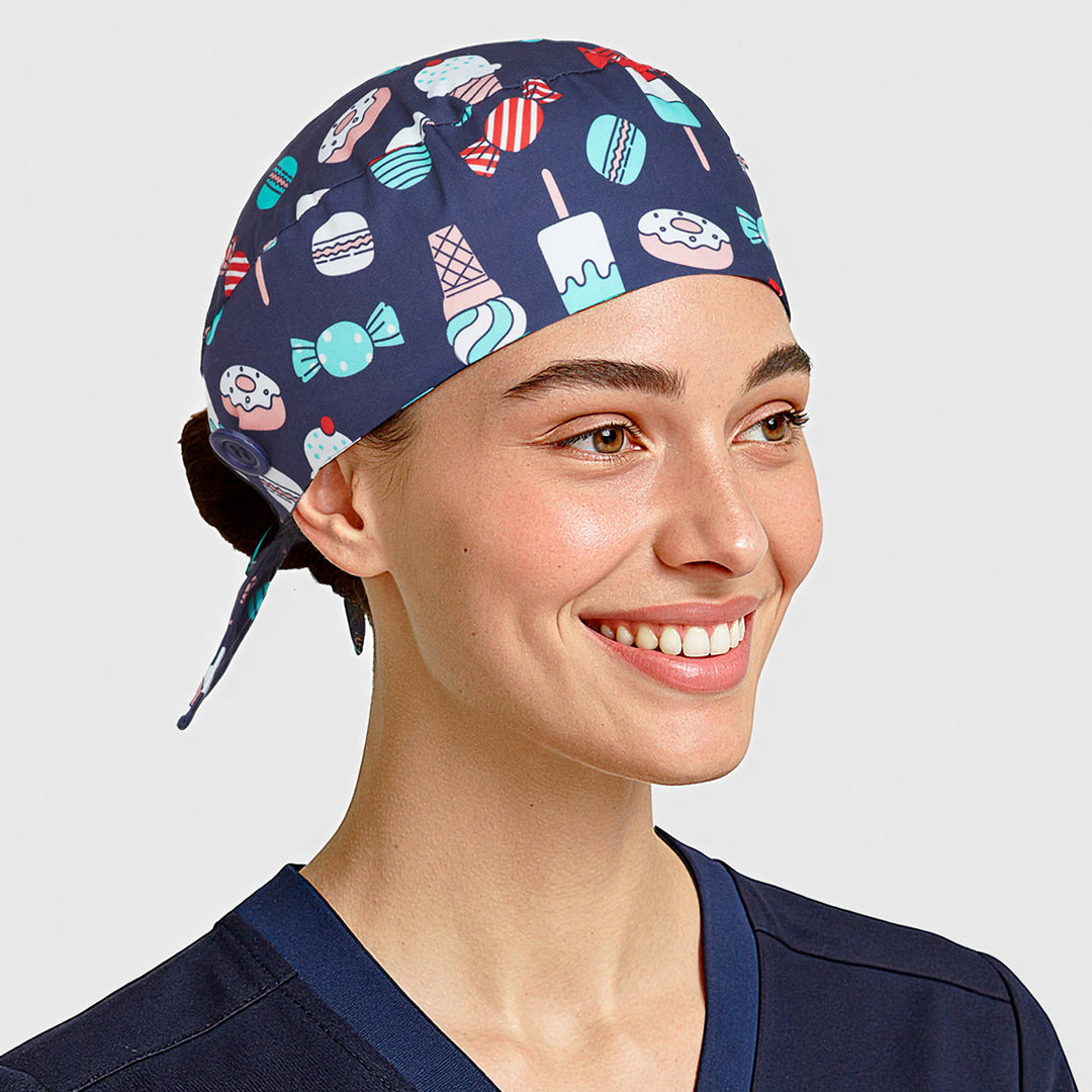 Biz Care The Printed Scrub Cap | Adults Headwear
