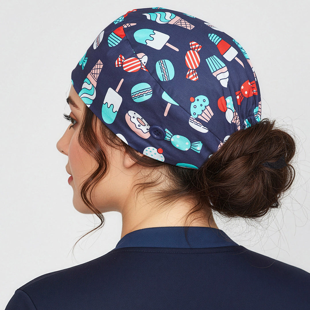 Biz Care The Printed Scrub Cap | Adults Headwear