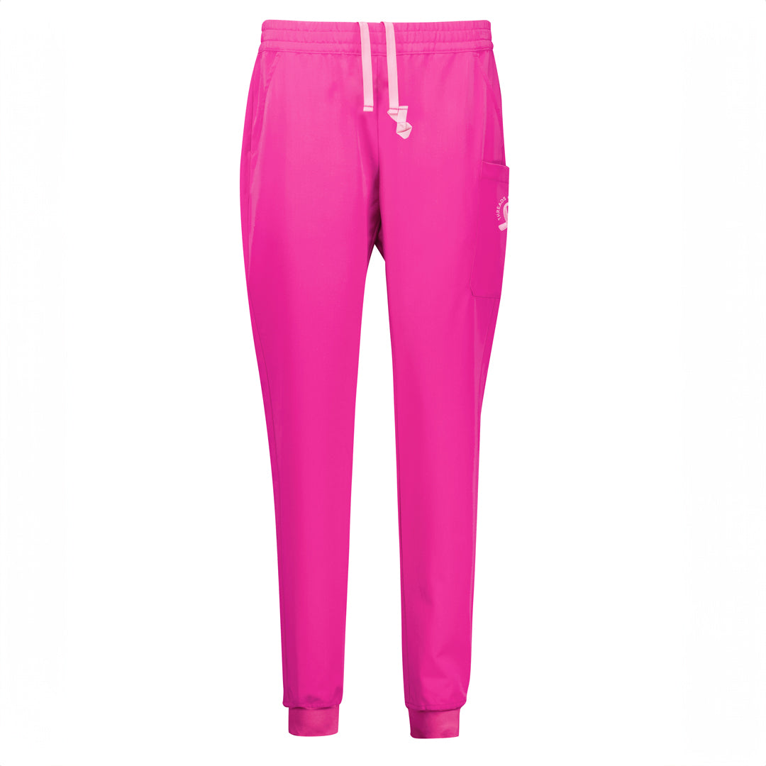 House of Uniforms The Pink Jogger Scrub Pant | Ladies Biz Care Hot Pink