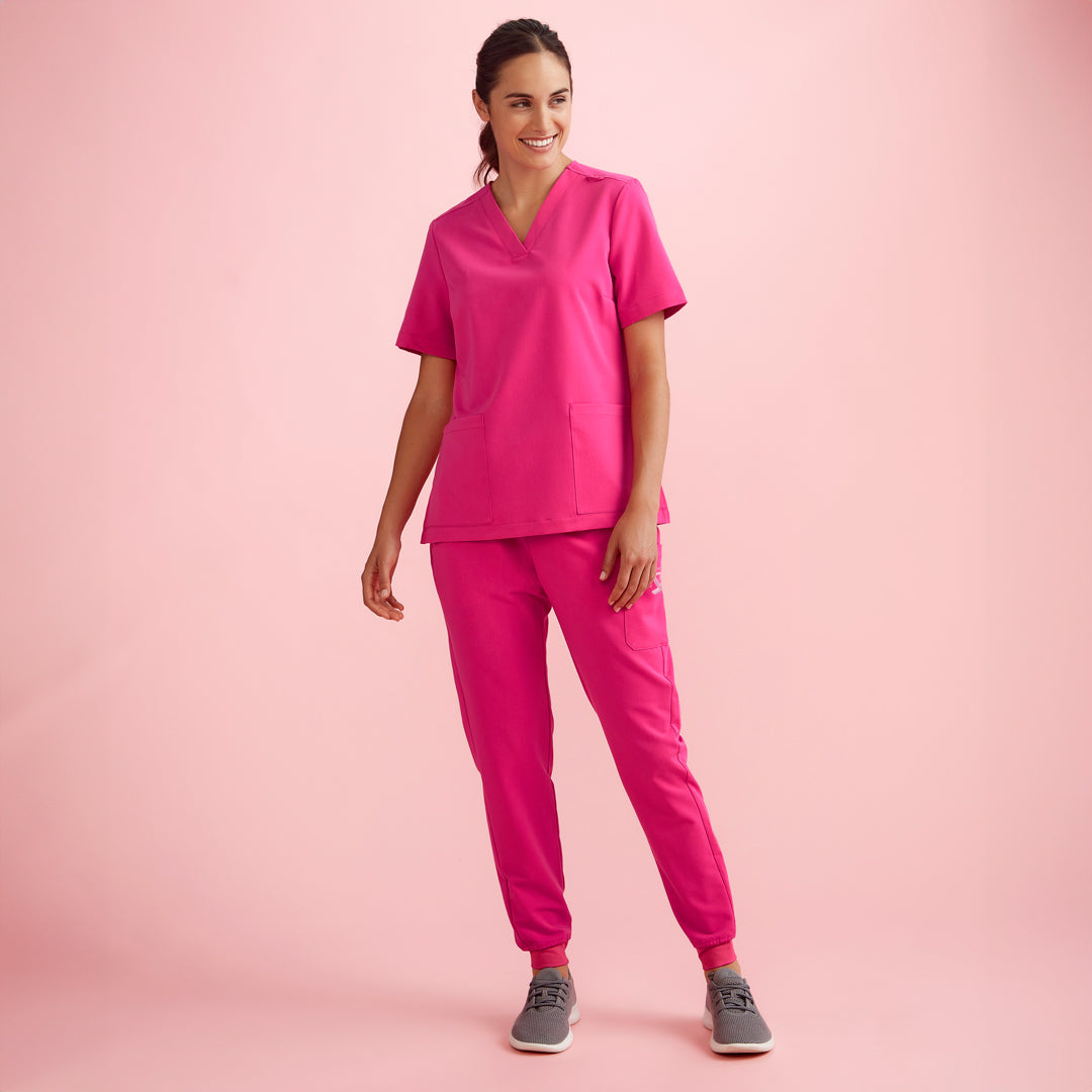 House of Uniforms The Pink Jogger Scrub Pant | Ladies Biz Care 