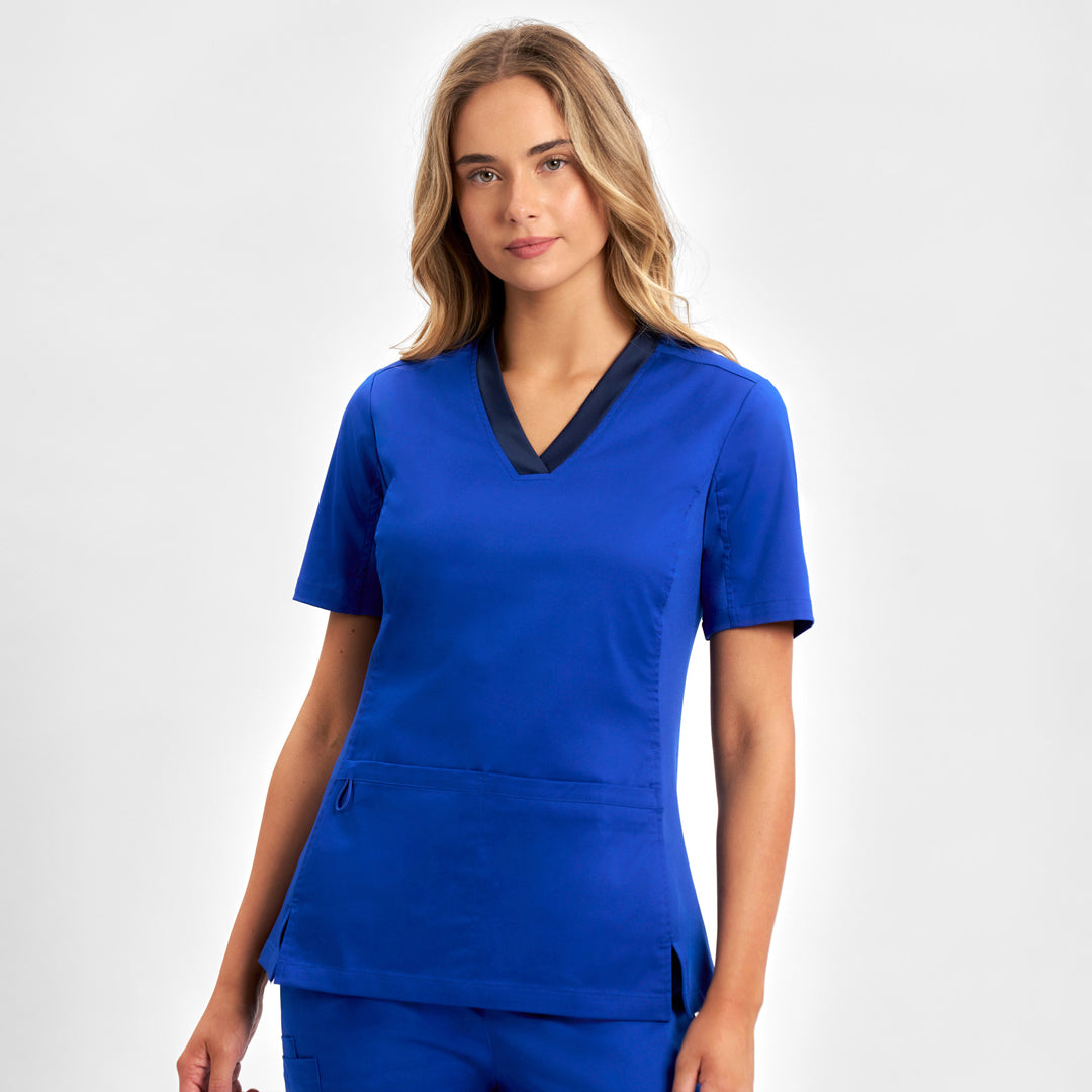 Biz Care The Riley V Neck Scrub Top | Ladies Scrubs