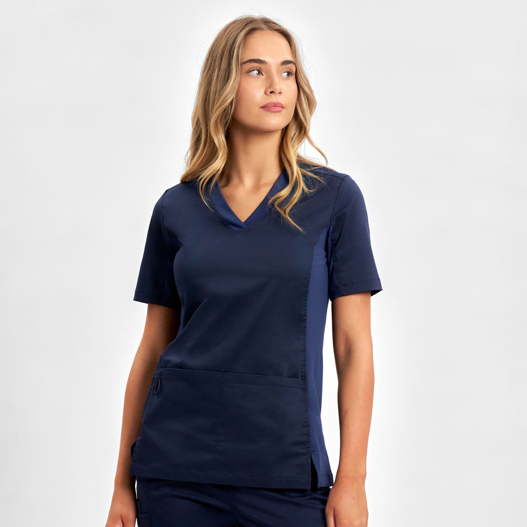 Biz Care The Riley V Neck Scrub Top | Ladies Scrubs