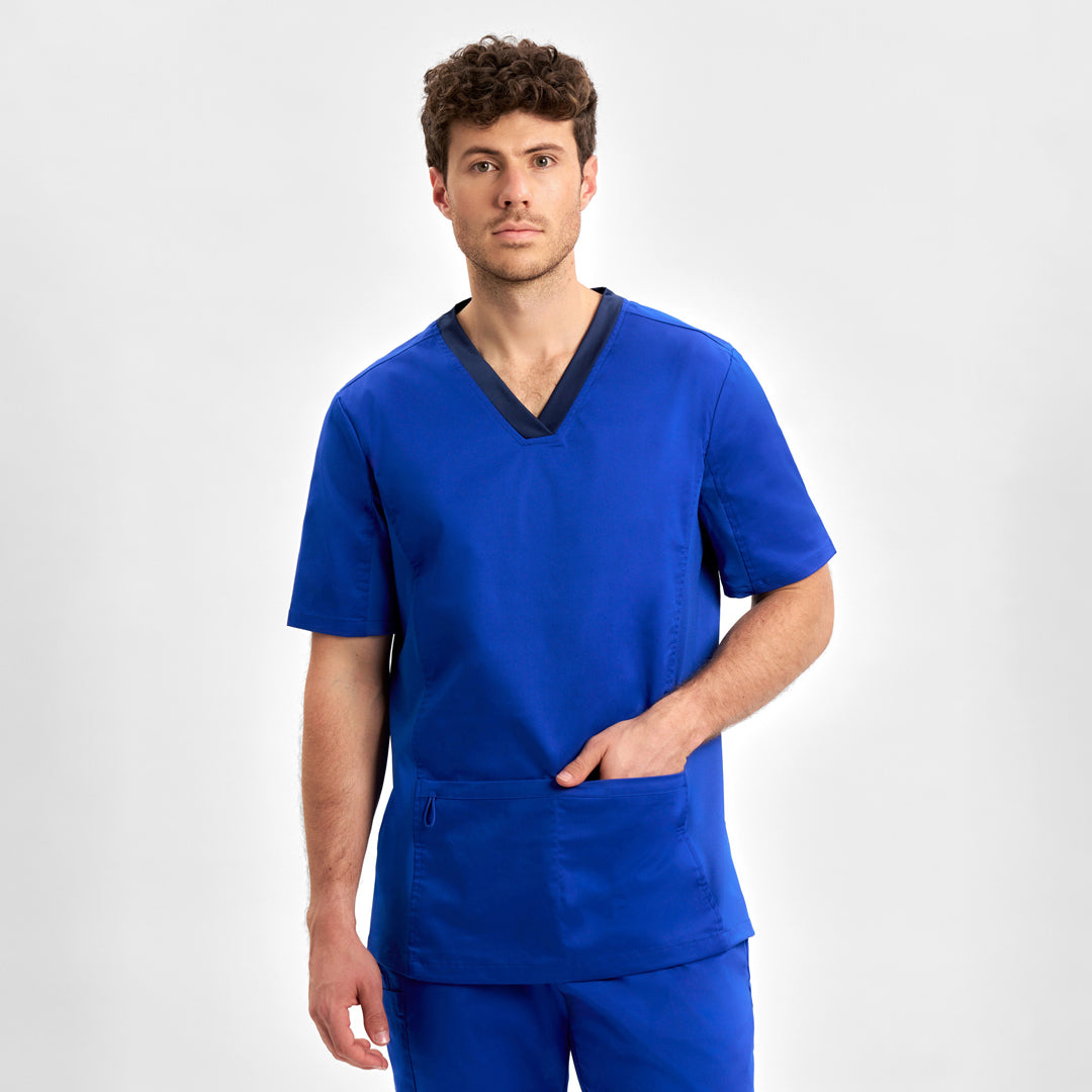 Biz Care The Riley V Neck Scrub Top | Mens Scrubs