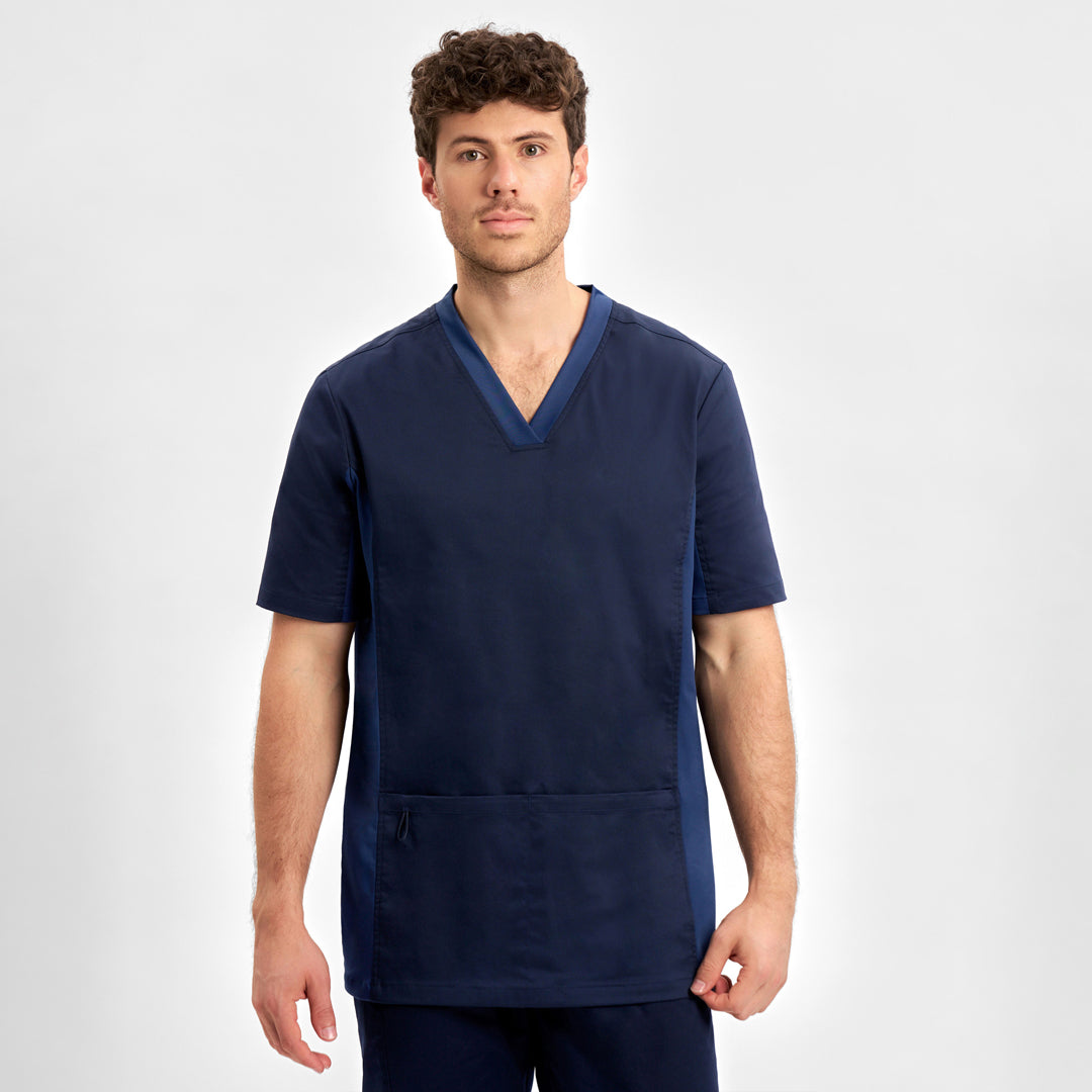 Biz Care The Riley V Neck Scrub Top | Mens Scrubs