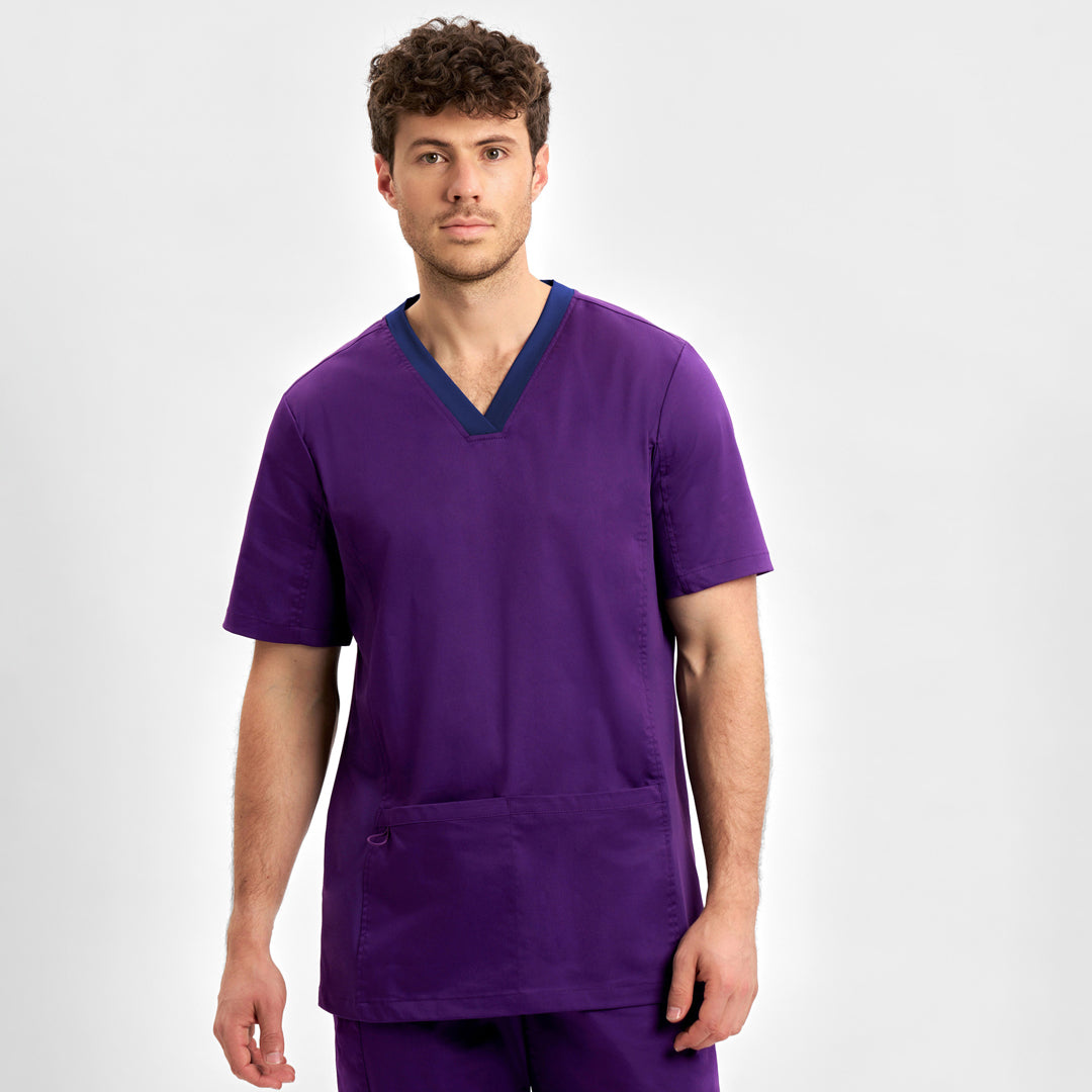 Biz Care The Riley V Neck Scrub Top | Mens Scrubs