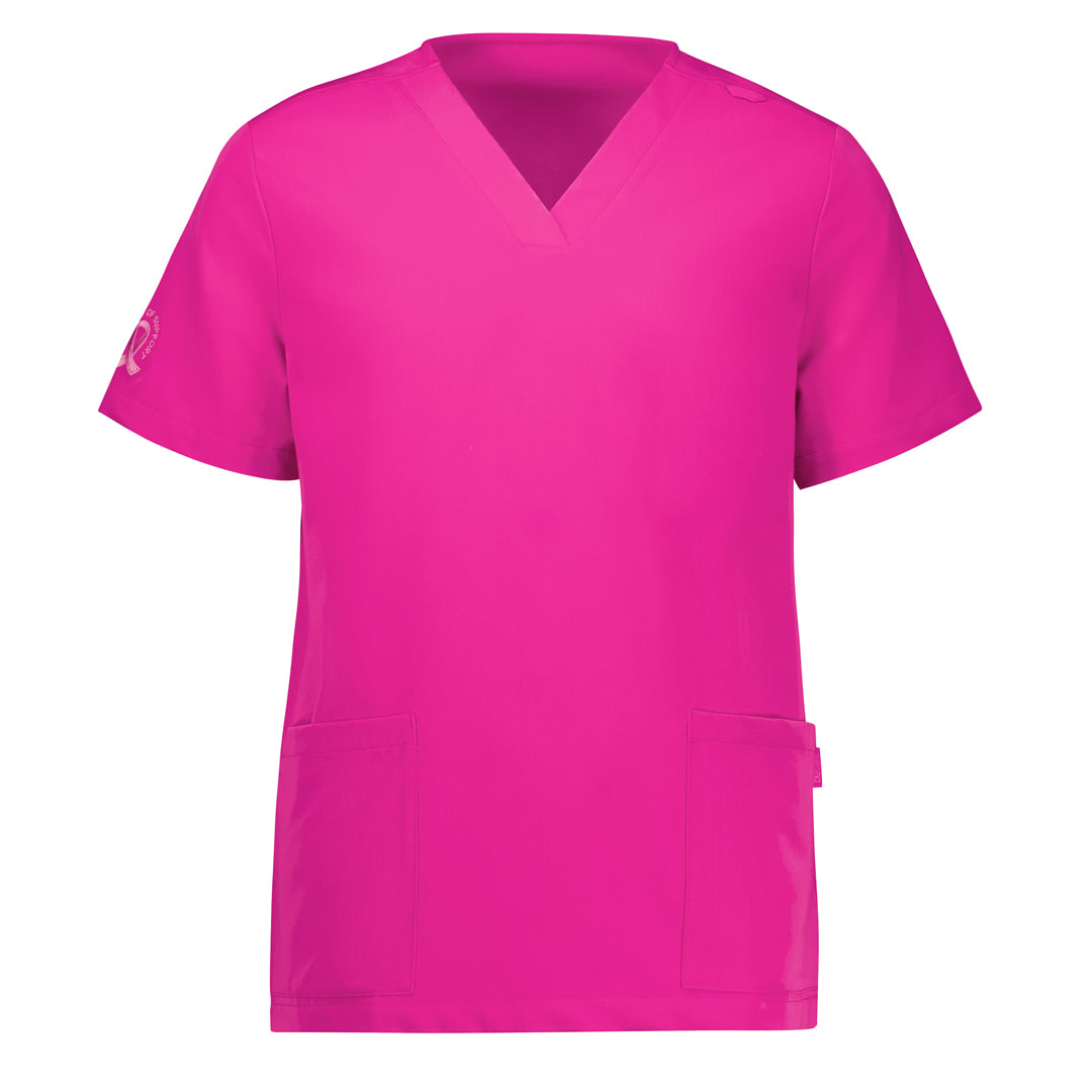 House of Uniforms The Pink V Neck Scrub Top | Ladies Biz Care Hot Pink