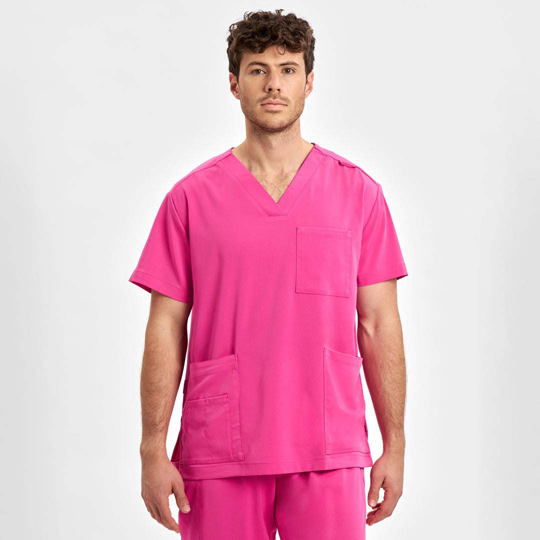 Biz Care The Pink Scrub Top | Unisex Scrubs