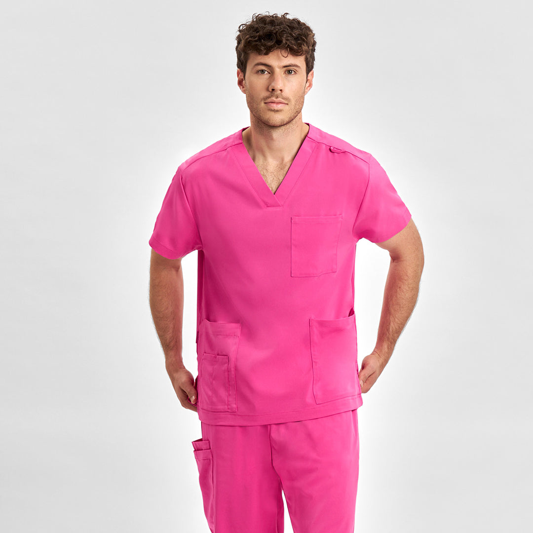 Biz Care The Pink Scrub Top | Unisex Scrubs