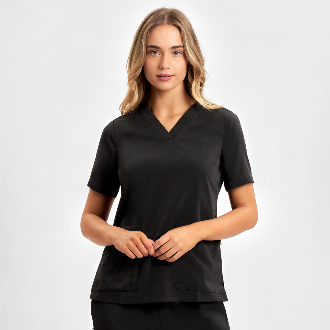 Biz Care The Avery V Neck Scrub Top | Ladies Scrubs
