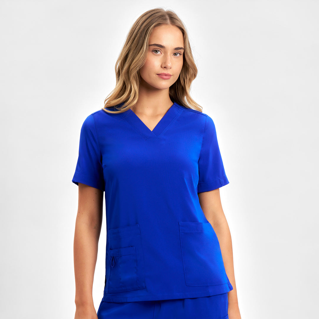 Biz Care The Avery V Neck Scrub Top | Ladies Scrubs