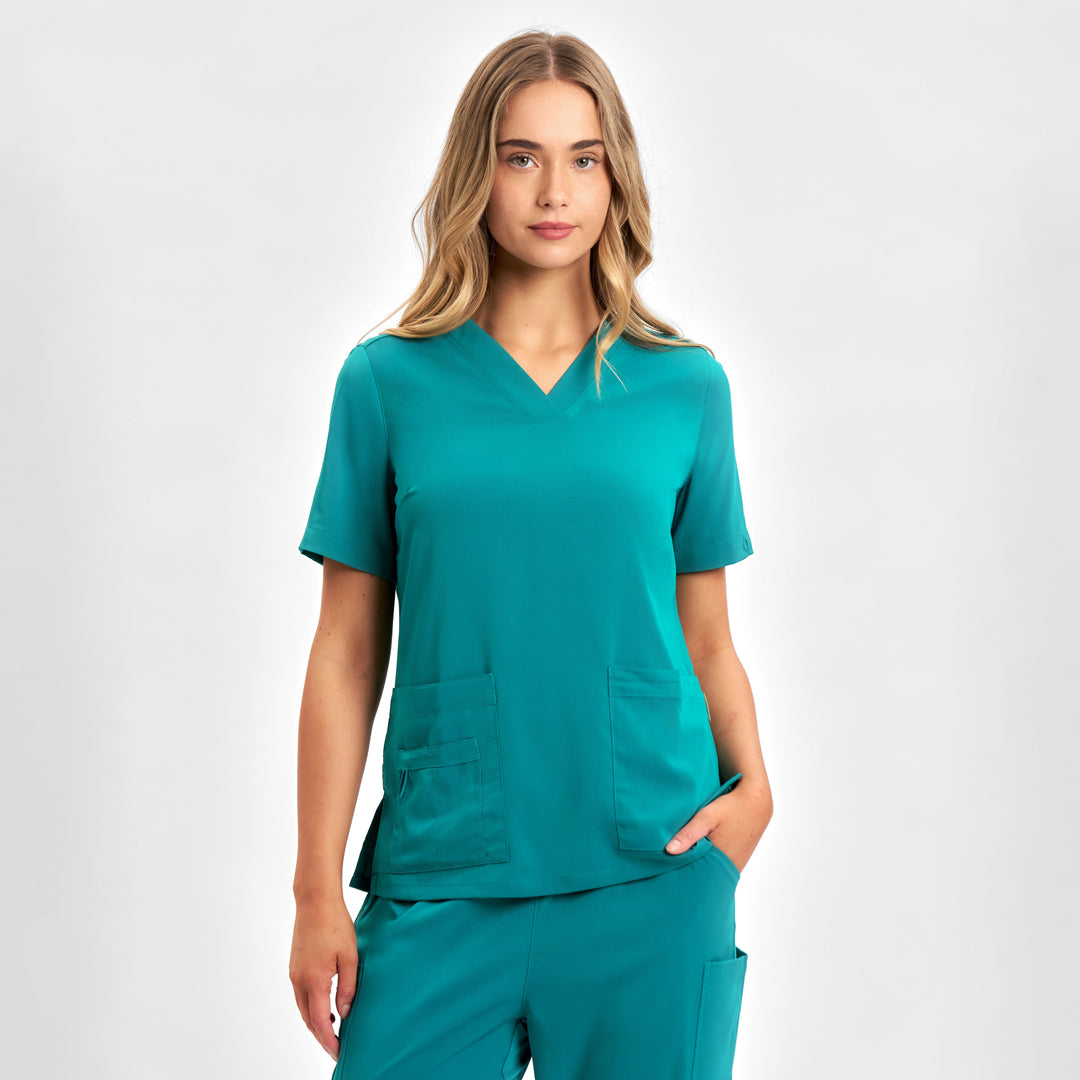 Biz Care The Avery V Neck Scrub Top | Ladies Scrubs