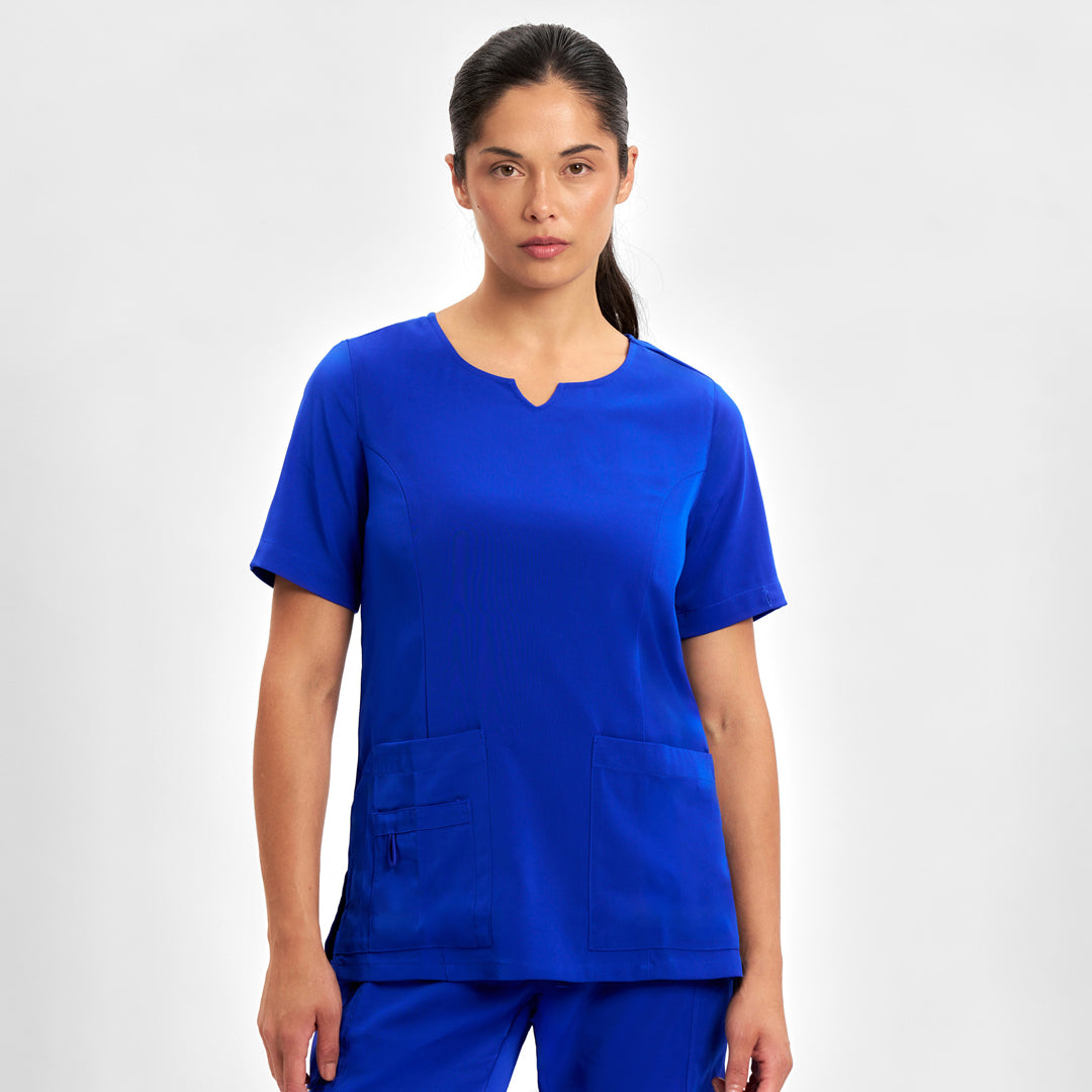 Biz Care The Avery Round Neck Scrub Top | Ladies Scrubs