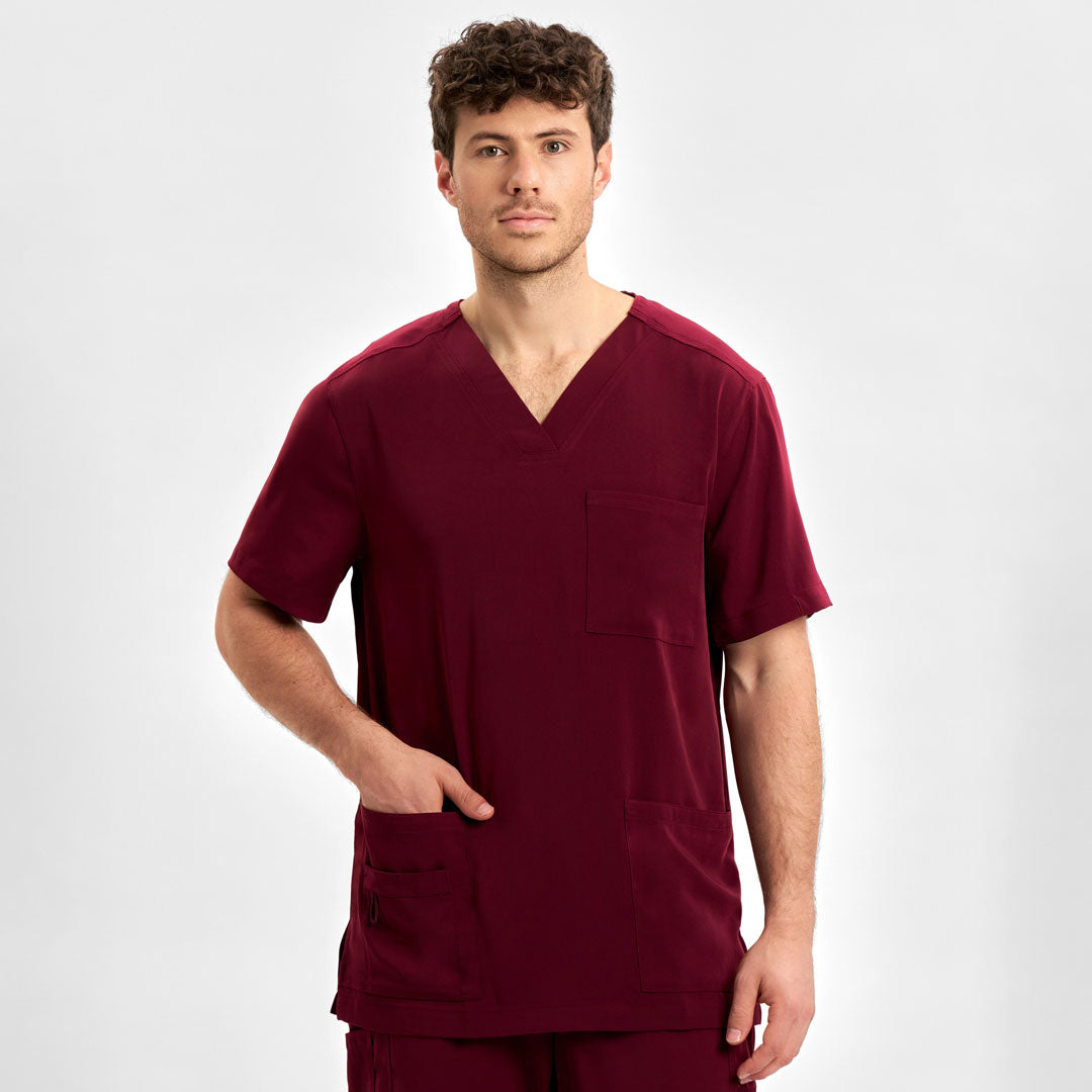 Biz Care The Avery V Neck Scrub Top | Mens Scrubs