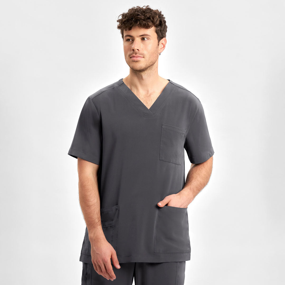 Biz Care The Avery V Neck Scrub Top | Mens Scrubs