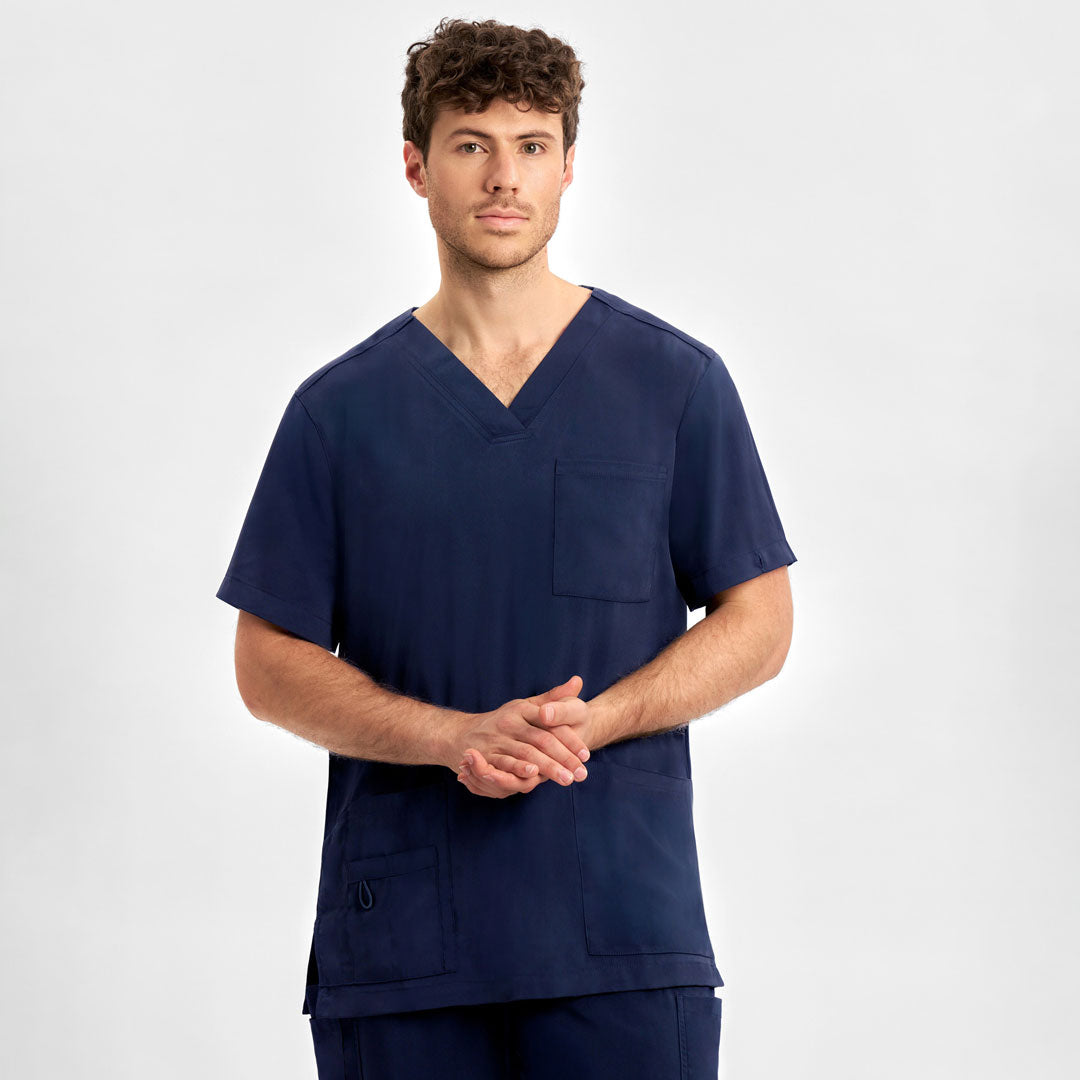 Biz Care The Avery V Neck Scrub Top | Mens Scrubs