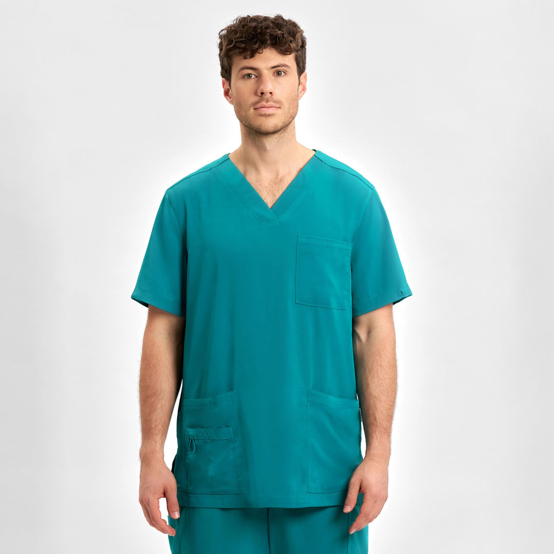 Biz Care The Avery V Neck Scrub Top | Mens Scrubs