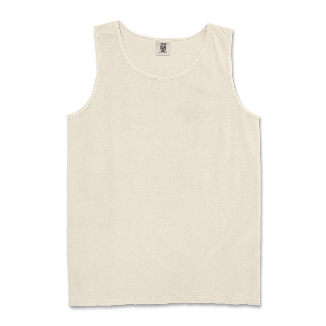 House of Uniforms The Comfort Colors Tank | Mens Comfort Colors Ivory