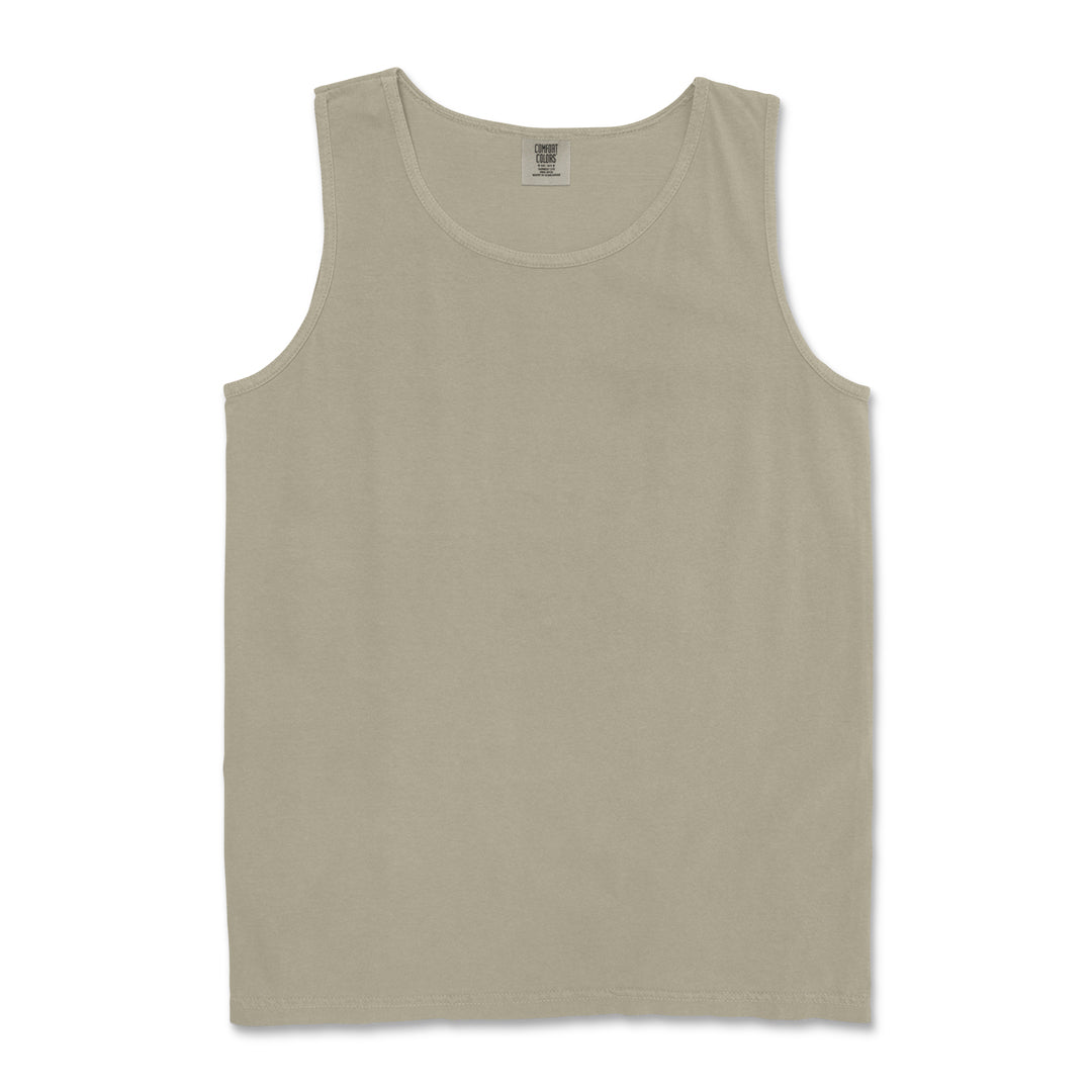 House of Uniforms The Comfort Colors Tank | Mens Comfort Colors Sandstone