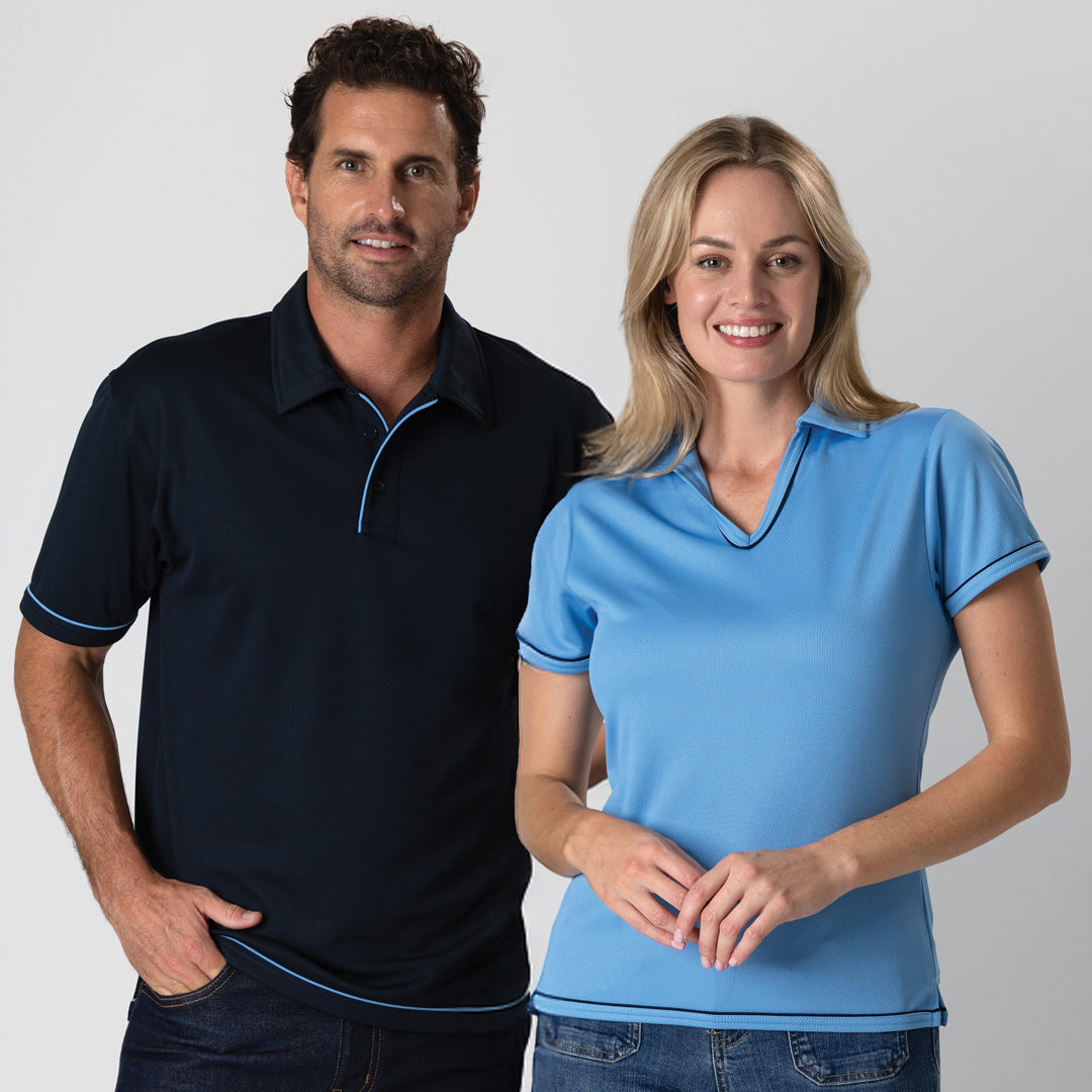 House of Uniforms The Cool Dry Polo | Ladies | Short Sleeve | Plus Stencil
