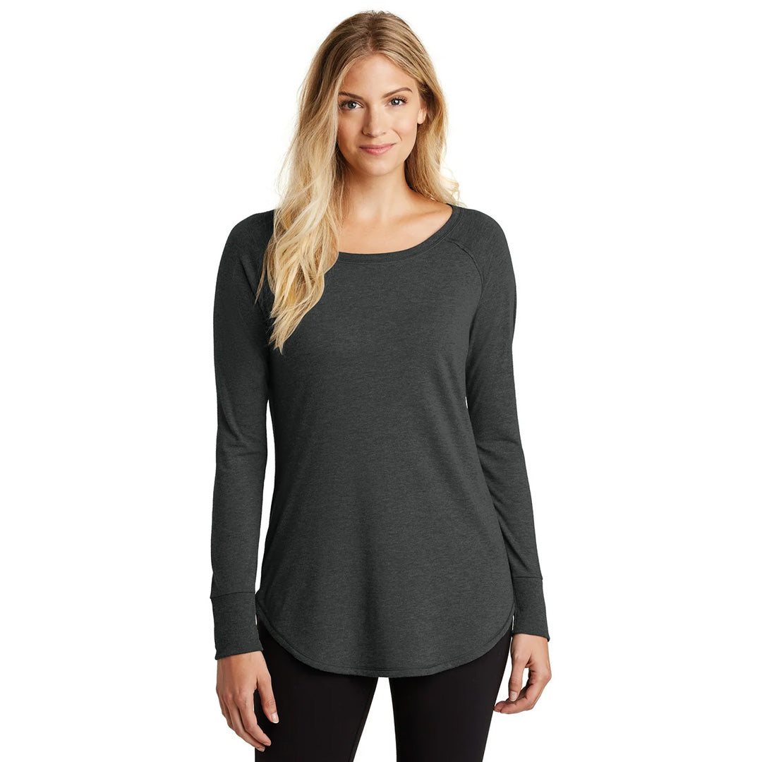 House of Uniforms The Tri Blend Tee | Long Sleeve | Ladies District