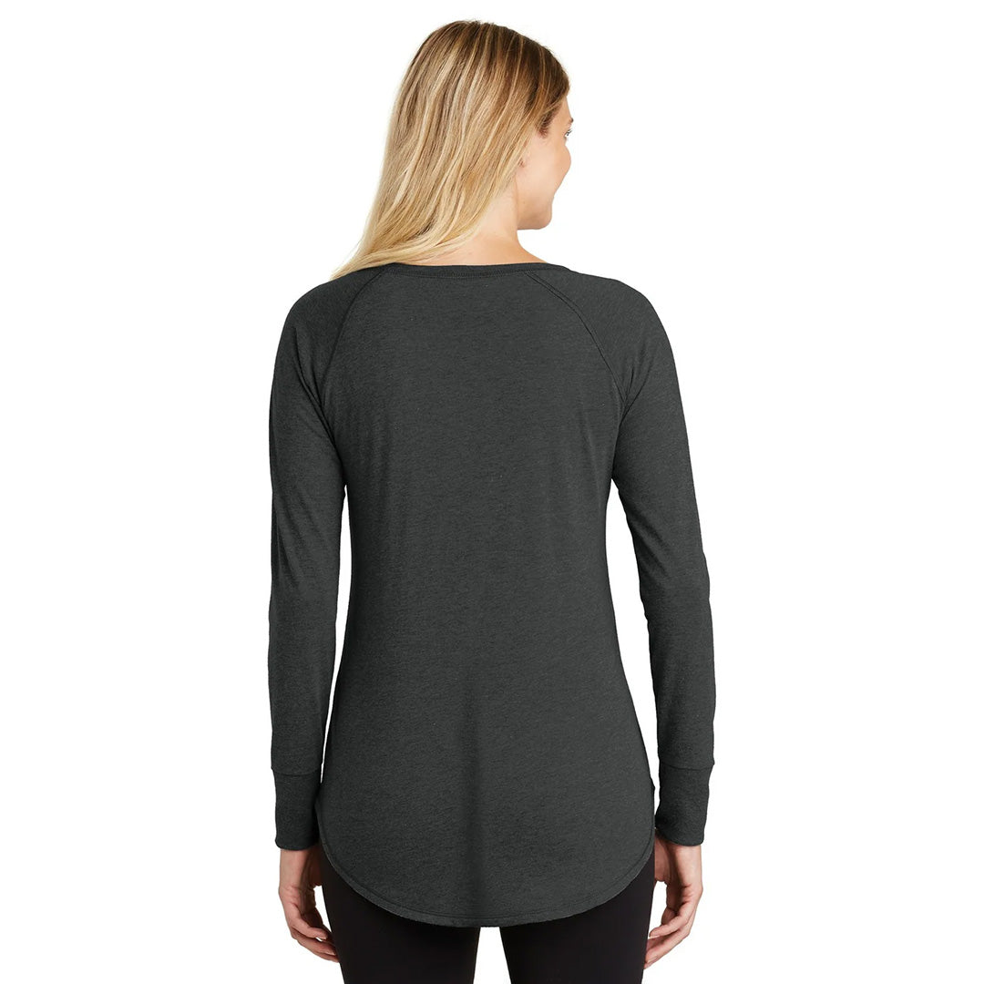 House of Uniforms The Tri Blend Tee | Long Sleeve | Ladies District