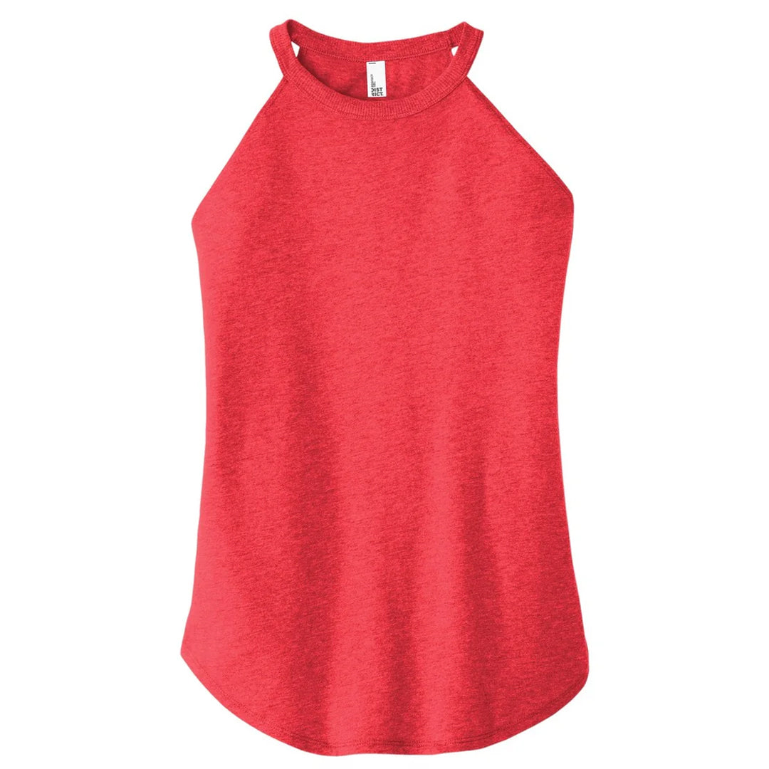 House of Uniforms The Rocker Tank | Ladies District Red Marle