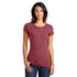 House of Uniforms The VIP Tee | Marle Colours | Ladies District Red Marle