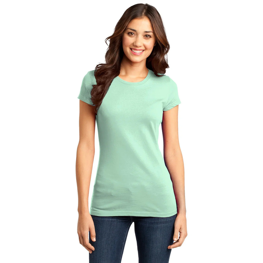 House of Uniforms The VIP Tee | Solid Colours | Ladies District Mint