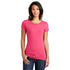 House of Uniforms The VIP Tee | Solid Colours | Ladies District Neon Pink