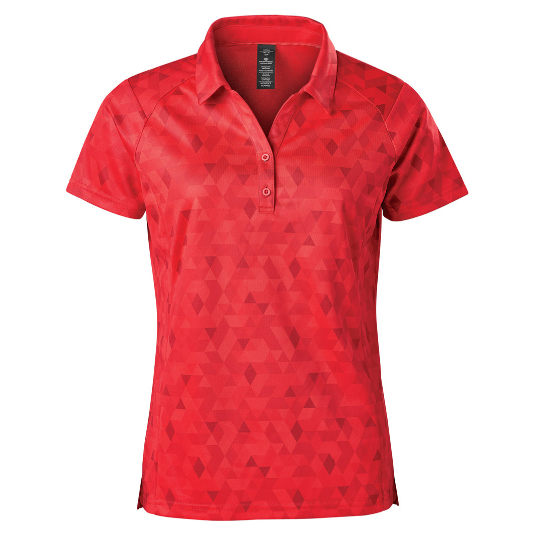 House of Uniforms The Galapagos Polo | Ladies | Short Sleeve Stormtech Red