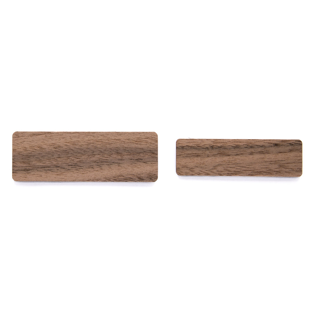 House of Uniforms The Wooden Name Badge | Pin or Magnet Fitting House of Uniforms