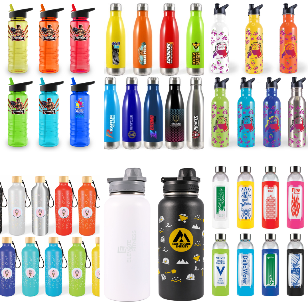 House of Uniforms Drink Bottles | Custom Printed Logo Line